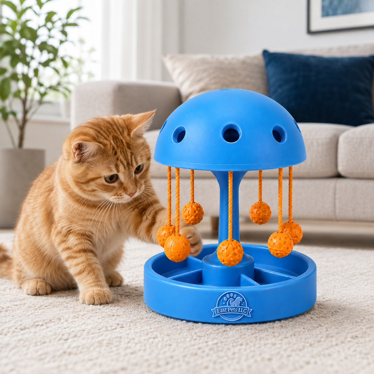 Interactive Cat Toy Tower (4)