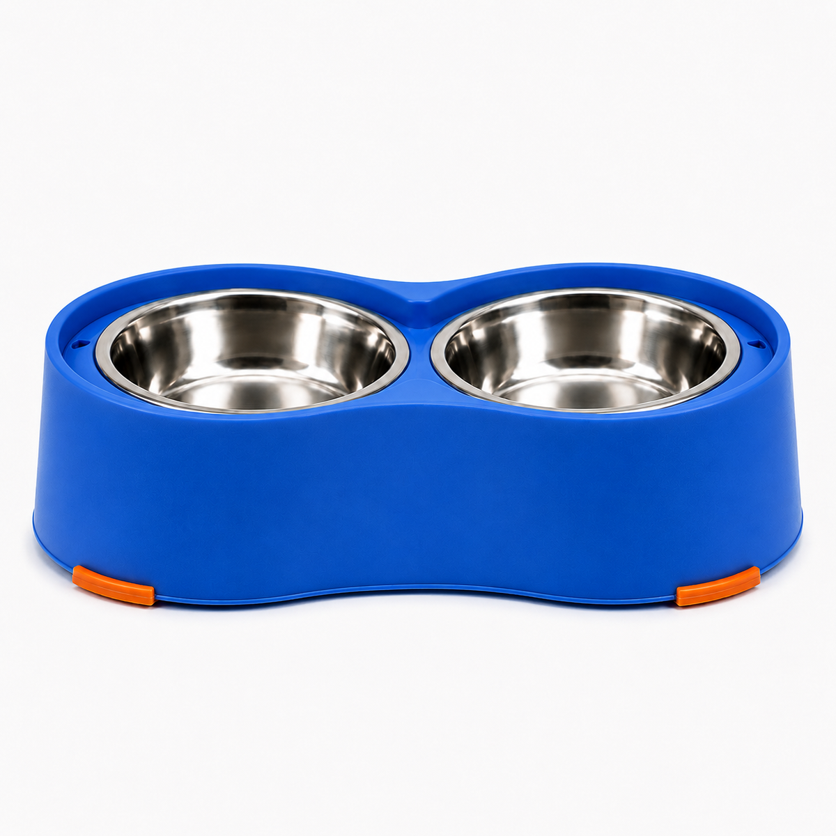 Double Stainless Steel Pet Bowl (2)